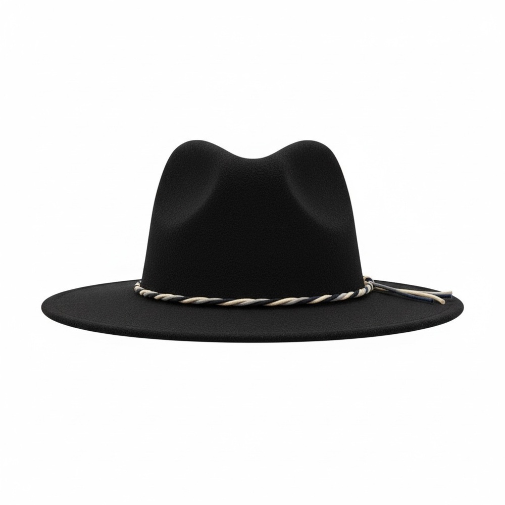 Jluxlabel Black Fedora Hat